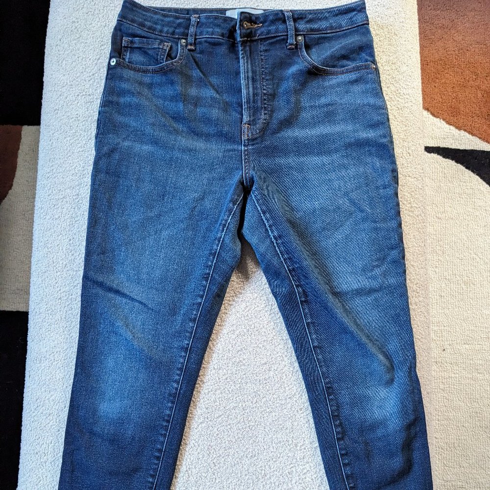 everlane curvy high rise skinny jean 30 crop